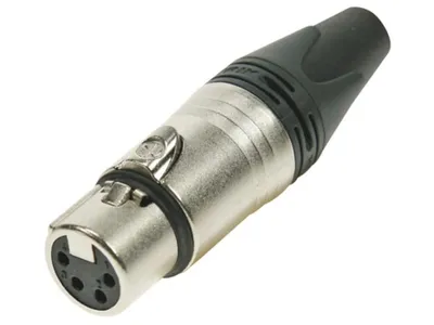 Produktbild von XLR Kabelbuchse 4 N/A XX Lötverbindung vernickelt