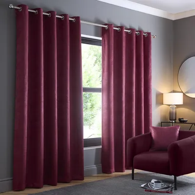 Productafbeelding van Gordijnen met ringen 229 x 183 cm (b x l) - 2 panelen - Thermische gordijnen voor slaapkamer - Woonkamer - Deurgordijn - Strata Collection