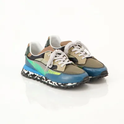 Produktbild von Hidnander Threedome Herren Sneaker Schuhe Laufschuhe Sport braun türkis Gr.44