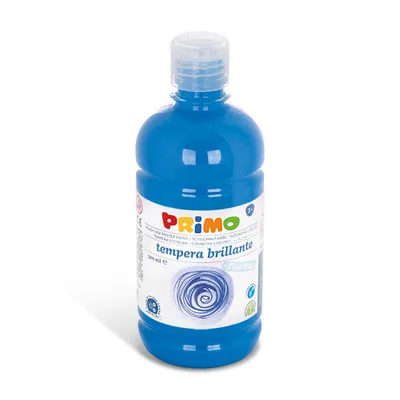 Produktbild von Primo 202BR500501 Tempera-Farbe 500 ml Flasche Cyan