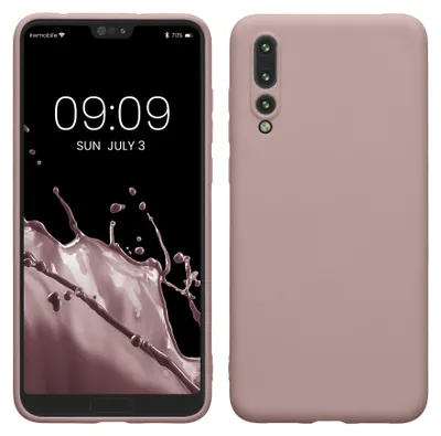 Produktbild von kwmobile Hülle für Huawei P20 Pro TPU Case - Handyhülle unterstützt kabelloses Laden, flexible Schutzhülle, gummiertes Cover in Nude Lilac