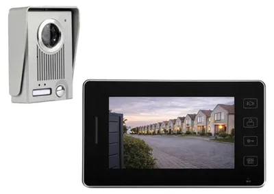 Immagine prodotto di Verk 27801 Videocitofono con monitor LCD per cancello e portone, 220 V, nero