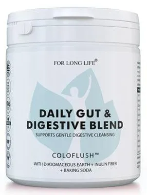 Produktbild von COLOFLUSH Nahrungsergänzungspulver mit Kieselgur, Inulin, Polysacchariden und Natron
