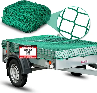 Produktbild von Anhängernetz mit 8 Befestigungshaken 4 x3 m