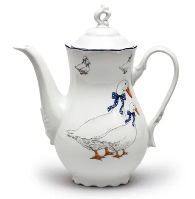 Zdjęcie produktu dla Thun 1794 Dzbanek do kawy, gęś, 1,2 l, porcelana, Konstancja, Thun