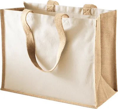 Immagine prodotto di Westford Mill - Borsa della spesa "Classic", iuta RW10432 (taglia unica) (Naturale)