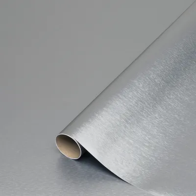 Productafbeelding van d-c-fix meubelsticker, metallic, Platino zilver, 45 cm x 1,5 m