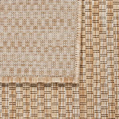 Produktbild von TT Home Teppich Für Outdoor Wetterfest Küchenteppich Balkon Terrasse Unifarbenes Design Modern Größe 80x150 cm