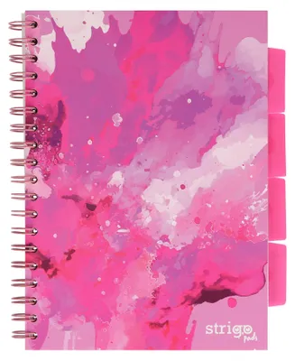 Produktbild von Strigo B5-Ringbuch, 100 Seiten, kariert, rosa