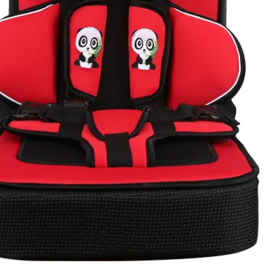 Produktbild von Hohe Rückenlehne Booster Auto Sitz Portable Polyethylen Convertible Kleinkind Sitz für Baby (rot)