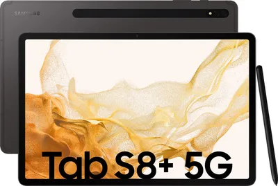 Produktbild von Samsung Galaxy Tab S8+ 5G (256GB) graphite
