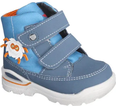Image de Pepino Enfants Bottines d'hiver/ Chaussons de marche JAN Bleu imperméable LED Taille : 21