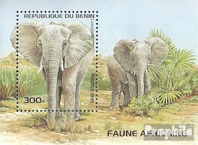 Produktbild von Briefmarken Benin 1995 Mi Block13 (kompl.Ausg.) postfrisch Säugetiere Afrikas