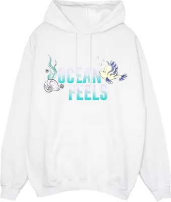 Produktbild von Disney - "The Little Mermaid" Kapuzenpullover für Damen BI9565 (L) (Weiß)