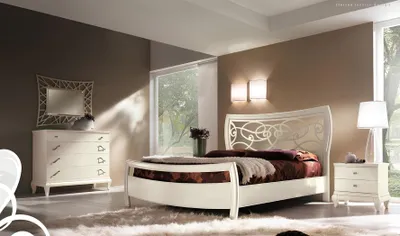 Produktbild von Bett Doppelbetten Modernes Bettgestell Betten Holz Hotel Bettrahmen Weiß Möbel