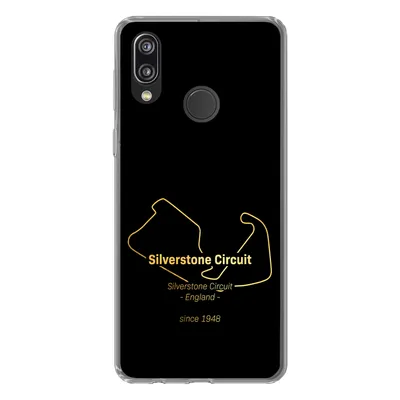 Produktbild von MuchoWow® Handyhülle Schutzhülle Hülle für Huawei P20 Lite (2020) Formel 1 - Rennstrecke - Silverstone Silikon Softcase Handy Hülle - Kartenhalter