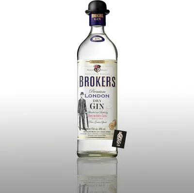 Produktbild von Brokers Gin London Dry Gin 0,7l (47% vol.) - [Enthält Sulfite]