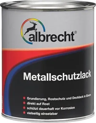 Produktbild von Albrecht Metallschutzlack 750 ml weiß