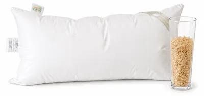 Produktbild von Betten Hofmann Aroma Zirbenkissen 3-Kammer-Kissen Kopfkissen Luxuskissen mit Daunenhülle 40x80