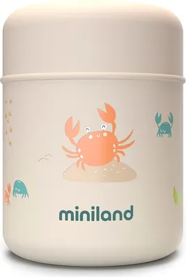 Zdjęcie produktu dla Miniland Ocean Termoska Krab, 280 ml