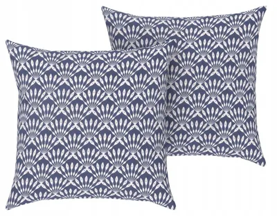 Produktbild von Livarno Home Kissenhülle Dekorative Baumwolle Blau 50x70 cm