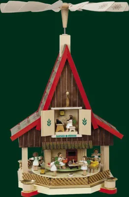 Produktbild von 2-stöckiges Adventshaus Engelbäckerei (53cm) von Richard Glässer