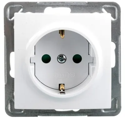 Produktbild von Ospel GP-1YSP/m/00, Weiß, IP20, 16 A, 71 mm, 40 mm, 71 mm