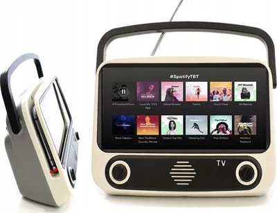 Obrázok produktu pre Prenosný Bezdrôtový Reproduktor V Retro Štýle S Rádiom, Microsd, Powerbank 10W