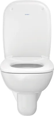 Immagine prodotto di Siège de WC Duravit D-Code Compact, fixation par étrier, 360x430mm, blanc brillant, charnières en inox, 0067310099, 0067310099
