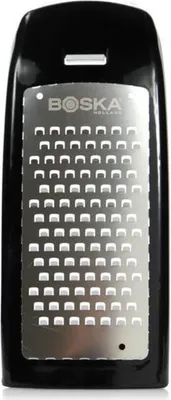 Zdjęcie produktu dla Boska Easy Grater, Tarka z pojemnikiem, Czarny, Srebrny, Przezroczysty, 70 mm, 45 mm, 165 mm, 109 g
