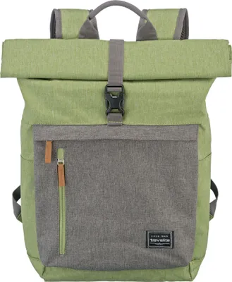Produktbild von Travelite Basics - Rollup Rucksack 60 cm (grün/grau)