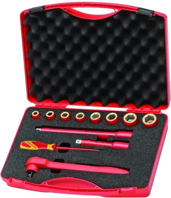 Produktbild von GEDORE VDE 1001 VDE-Werkzeugsatz 12-teilig im Koffer, 6602560