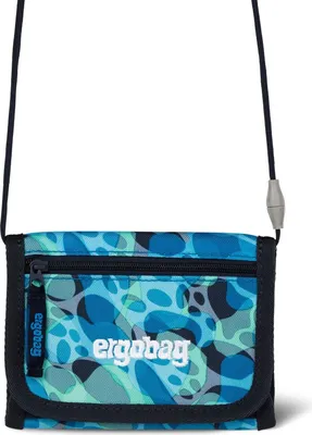 Produktbild von ergobag Brustbeutel Geldbörse Eco Hero-Edition Neck Pouch AbtauchBär blau