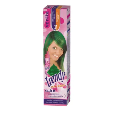 Zdjęcie produktu dla Venita Trendy Koloryzująca pianka do włosów 37 Szmaragdowa zieleń, 75ml