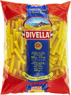Produktbild von 24x Divella Pasta Mezzani Tagliati N.35 500g