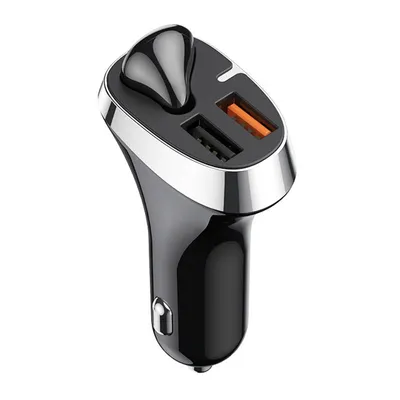 Image de Joyroom chargeur voiture 2xUSB + Bluetooth 5.0 écouteurs 30W 2.1 A Quick Charge 3.0