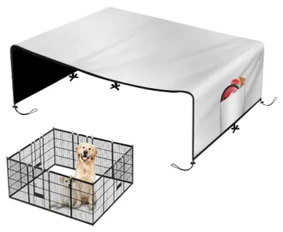 Immagine prodotto di Copertura impermeabile in tessuto Oxford per trasportini per cani, ideale per l'uso esterno