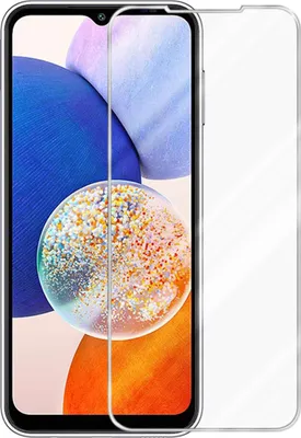 Immagine prodotto di Cadorabo pellicola protettiva per Samsung Galaxy A14 4G / 5G in CRYSTAL CLEAR protezione del display temperato pellicola blindata in vetro