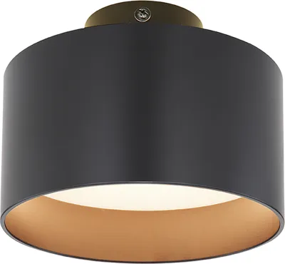 Produktbild von Globo Lighting Deckenleuchte Aluminium schwarz matt, LED