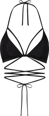 Produktbild von LSCN by Lascana Triangel-Bikini-Top Gina schwarz Größe 40 Cup A/B