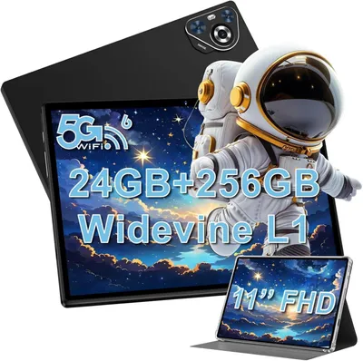 Produktbild von Tablet 11 zoll Android 24 GB RAM+256GB ROM 1TB TF Widevine L1 Schwarz