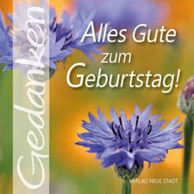 Produktbild von Alles Gute zum Geburtstag