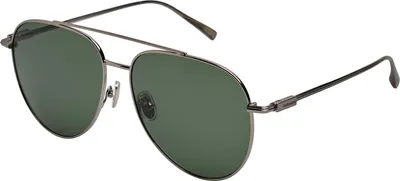 Produktbild von Salvatore Ferragamo Herren-Sonnenbrille im Pilotenstil aus Metall SF308S