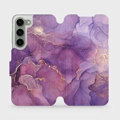 Produktbild von Handyhülle mit klappe für Galaxy S23, Mobiwear Book, Violett