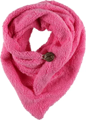 Produktbild von XXL Schal Damen Frauen Halstuch Viskoseschal Winterschal Dreiecktuch einfarbig Pink
