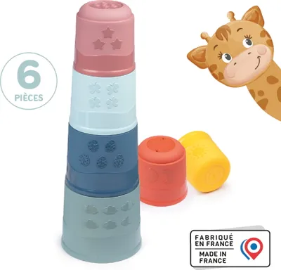 Produktbild von Smoby Kleinkindwelt Motorikspielzeug Steckspiel Little Smoby Magic Tower 7600140321