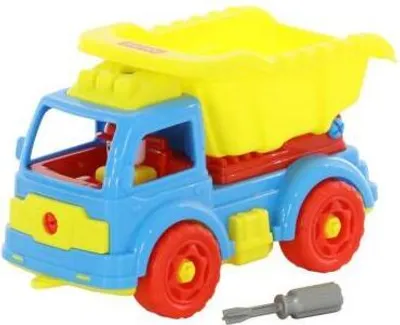 Produktbild von Polesie 73006 Blöcke-Transport "Kippwagen" (im Netz) mix