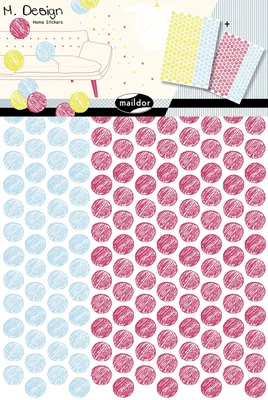 Image de Decopatch – ad030o – Maildor – Herrn Design – Autocollants muraux – Lot de 2, thème Noël