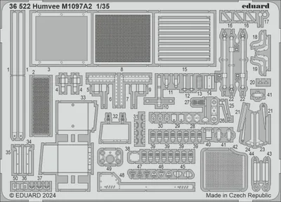 Produktbild von Eduard Accessories 36522 - 1:35 Humvee M1097A2 ICM - Neu