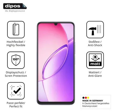 Image de 2x Full Cover mat Film pour Vivo Y60m Film de protection ecrán